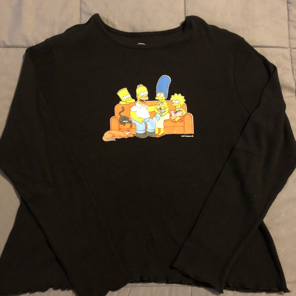 Simpsons Ribbed Long sleeve Shirt